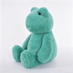 Peluche grenouille mignonne personnalisée, peluche grenouille verte, peluche grenouille assise - Product Image 4