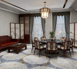 Alfombra Axminster Personalizada para Hoteles de Alta Gama, Salones de Banquetes y Vestíbulos - Product Image 4