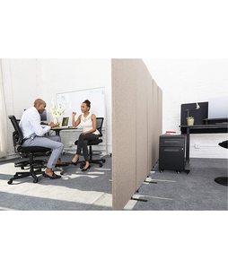Cách Âm Polyester Vật Nuôi Cảm Thấy Acoustic Tấm Vải Bọc Phân Vùng Văn Phòng Di Động Acoustic Màn Hình Ngăn Phòng - Product Image 3