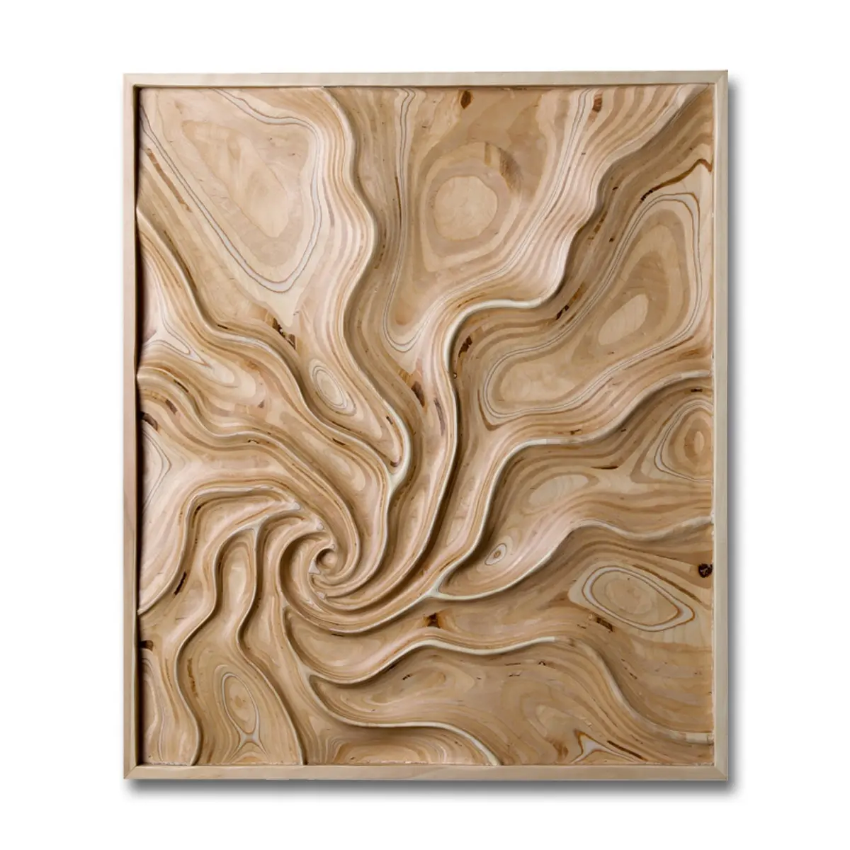 Décoration murale d'art nordique minimaliste décoration en bois relief vent surprise 3d art mural accessoires de salon décorations pour la maison