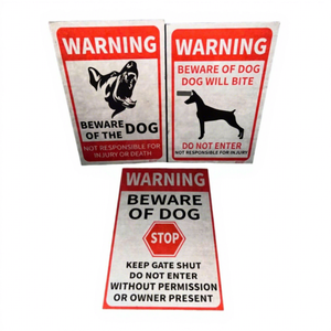 Panneaux d'avertissement réfléchissants personnalisés, imprimés numériquement, en aluminium réfléchissant pour extérieur, signalisation de <span class=keywords><strong>danger</strong></span>, INTERDIT DE SE SOUMMETTER, panneaux de signalisation routière réfléchissants - Product Image 1