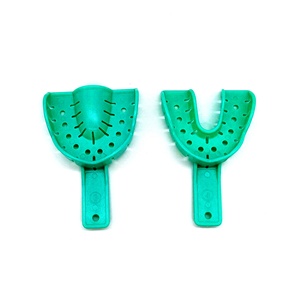 Dental High Quality Plastic Colored Disposable Dental Impression Trays