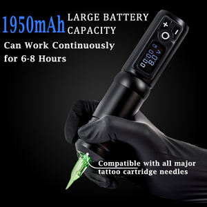 <span class=keywords><strong>Ambition</strong></span> Flash - Pistola de Tatuaje Eléctrica Permanente con Pantalla Digital de 2400 mAh, Pluma de Tatuaje Profesional Inalámbrica con Motor Rotatorio sin Núcleo - Product Image 4