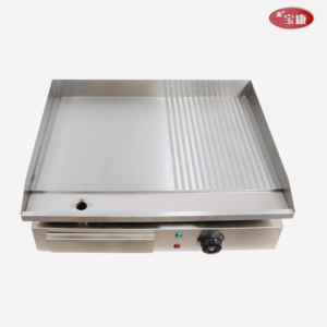 Gril à gaz plat multifonctionnel en acier inoxydable 2026 pour restaurants, certifié CE - Product Image 4