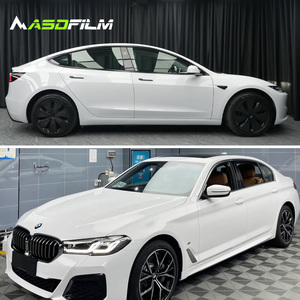 PET Piano <strong>White</strong> Air Release Shiny Glossy Vehicle Wrapping Covering 1.52x30m/Roll <strong>Gloss</strong> <strong>White</strong> <strong>Vinyl</strong> Car <strong>Wrap</strong> Film - Product Image 5