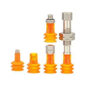 Ventouse à vide VAC ZP2-B10JU 10 mm avec filetage M8 et patin en silicone pour cellule solaire - Product Image 1