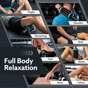 Masseur corporel portatif rechargeable à percussion pour drainage lymphatique, soulagement de la douleur, relaxation quotidienne et anti-cellulite - Product Image 4