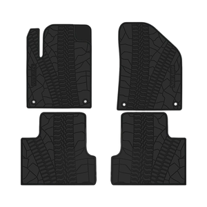 Alfombrillas de coche de ajuste personalizado <span class=keywords><strong>Auto</strong></span> Liner para Jeep Cherokee y Grand Cherokee 2014-2025 Protección para todo tipo de clima por alfombrilla de revestimiento de piso de látex - Product Image 1