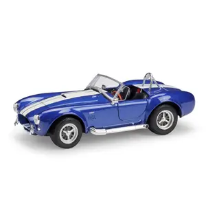 Welly 1:24 <span class=keywords><strong>1965</strong></span> <span class=keywords><strong>Cobra</strong></span> S Helby 427 S-C, Coche de Metal Coleccionable, Simulación de Coche Fundido a Presión, Modelo de Coche de Aleación, Juguete - Product Image 1