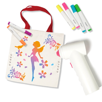 Nouveau produit 2026 : Kits d'aérographe de peinture DIY, marqueur électrique sans fil personnalisable avec logo, aérographe pour enfants, ensemble d'art par pulvérisation