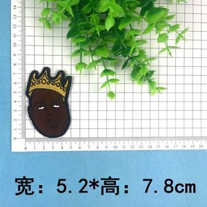 Creative Embroidery Iron on Rock Band Rap Singer Kanye Patch for Diy Decoration - Product Image 2