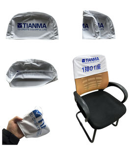 Housses de dossier de chaise extensibles imprimées sur mesure pour salles de réunion, sièges de marketing, stades et théâtres - Product Image 6