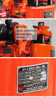 Haute performance 200m rotatif géotechnique ingénierie construction plate-forme eau puits perceuse pompe moteur mine plate-forme de forage