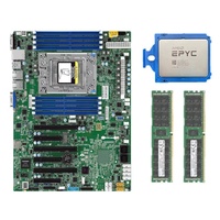 Supermicro H11SSL-i E-ATX AMD EPYC 7551P CPU 8x8GB DDR4 2133 RAM SP3 16 SATA3 3xPCI-E3.0x16 256GB M.2 Neuf