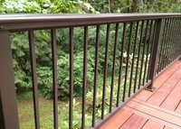 Panneau de balcon en verre à faible coût, en aluminium, en U, Balustrade en verre, Balustrade pour balcon, couloir, Rail, escalier, Balustrade