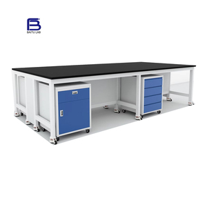 Di động Modular phòng thí nghiệm bàn làm việc trường phòng thí nghiệm bảng hóa học sinh học bàn làm việc băng ghế dự bị - Product Image 3