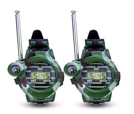 Watch Walkie Talkies, Walkie Talkie for Kids 7 in 1 Electronic Outdoor Interphone Watch Toy