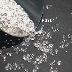 Vente en gros de perles populaires sirène Aurora Bubble Nail Art Bijoux Taille mixte plat Résine Accessoires pour ongles - Product Image 1