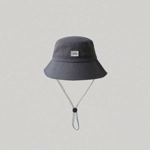 Wholesale Unisex Summer Sun <b>Hat</b> Fishermmen's Cap Custom Logo Bucket <b>Hats</b> with String - Product Image 4