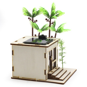 Kit de modelo de casa de madera con energía solar para niños, juguete educativo de ciencia y aprendizaje STEM, de 4 a 6 años - Product Image 4