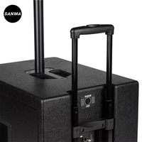 Enceintes colonne actives à deux voies Live Sound EVOX 12 1400W, faciles à transporter, pour intérieur et extérieur, idéales pour les églises