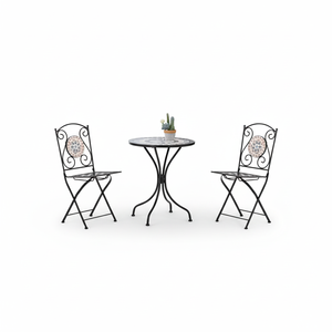 Ensemble de table et 2+1 chaises en gros, mobilier de <span class=keywords><strong>jardin</strong></span> durable pour l'extérieur, idéal pour parc, patio, cour, hôtel, <span class=keywords><strong>salon</strong></span> - Product Image 4
