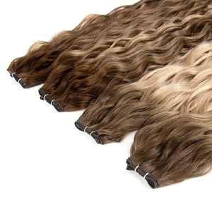 Extensions de cheveux russes Genius Weft à cuticules alignées, double épaisseur - Product Image 1