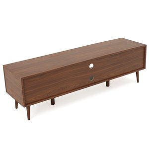 Mueble de TV de Diseño de Gran Capacidad con Doble Capa, Mueble Moderno de Estilo Chino, Mueble de Pared para TV de Madera - Product Image 4