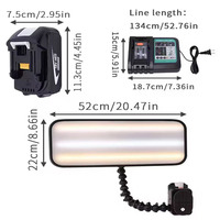 Lampe Réflectrice de Débosselage 3 Couleurs Réglables pour Voiture, Ventouses Électriques à LED, Outil de Réparation de Bosses sans Peinture, 52 cm, Fabriqué en Chine Continentale