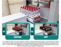 Máquina Automática para Envolver y Sellar con Film Retráctil de PE, Motor de Alta Resistencia para Botellas de Agua Mineral, Alimentos, Bebidas y Vidrio