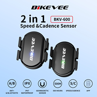 Sensor de Velocidad y Cadencia Impermeable IP67, Interruptor de Modo Dual, 2 en 1, ANT+, Solo 9g, Batería de 500H