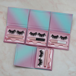 最高のミンクまつげ卸売まつげつけまつげフルストリップまつげ3Dまつげミンク25mm5dミンクまつげベンダー - Product Image 2