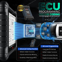 Autel Maxisys MS909 escáner de diagnóstico de coche OBDII herramienta avanzada Ecu codificación programación vehículo Autel OBD2 escáneres