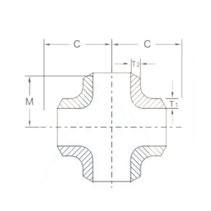 SUS304 316 thép không gỉ Bốn cách liền mạch Ống công nghiệp Hàn ống với mông chéo phụ kiện - Product Image 6