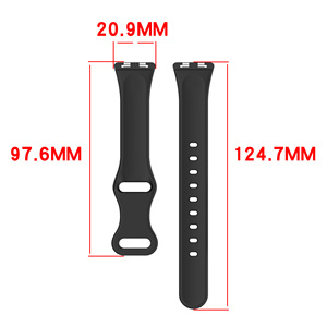 BEEFLYPOWER Nuovo Cinturino in Silicone alla Moda con Fibbia a Farfalla per <span class=keywords><strong>Huawei</strong></span> <span class=keywords><strong>Band</strong></span> 11/11 Pro, Braccialetto Sportivo Portatile - Product Image 5