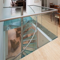 Escalier en colimaçon en verre bon marché Escalier en colimaçon utilisé par approvisionnement direct d'usine