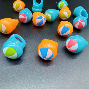 HAPU Factory TPR Material Toy <b>Round</b> Hot Air <b>Balloon</b> Ring with LED Lights Party Finger Toy High Quality Gift - Product Image 3