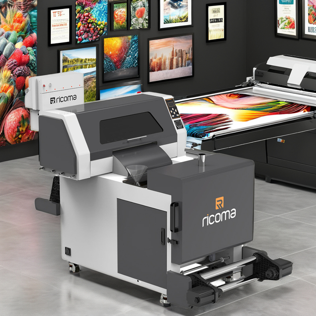 RiCOMA DTF I3200 Print Head 400mm Direct Film Roll Printing Machine High-Efficiency DTF Printer
