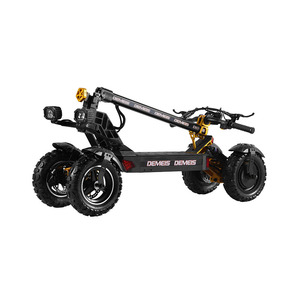 สกู๊ตเตอร์พับได้สี่ล้อ Coolrider H1 สำหรับผู้ใหญ่ แบตเตอรี่ 20Ah มอเตอร์คู่ 800W*2 กันน้ำ ระยะทาง 70 กม. รับน้ำหนักได้ 120 กก. รุ่น H - Product Image 1