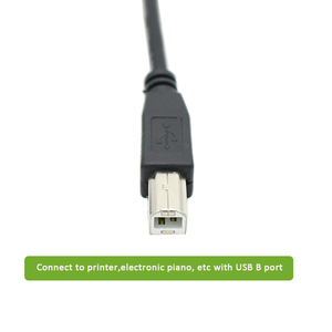 1M Micro tipo <span class=keywords><strong>C</strong></span> <span class=keywords><strong>USB</strong></span> 2,0 macho USB2.0 B macho <span class=keywords><strong>OTG</strong></span> Cable Convertidor para Piano Electrónico impresora decodificador Cables teléfonos móviles PVC - Product Image 3