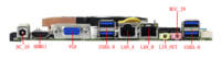 DDR4 serveur intégré/station de travail PC carte mère QM7000 BGA1440 4K Mini Cpu Core I7 PCI-E 16X GPIO pour le contrôle industriel