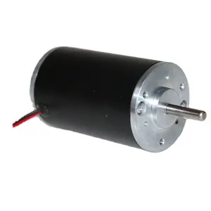 Düşük gürültü karbon fırça 4575 custocustomini dc tüp motor 12v 60w 8000rpm