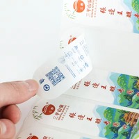 Vente directe d'usine, étiquette adhésive imperméable découpée à la forme, imprimée recto-verso, transparente, pour bouteille d'eau minérale