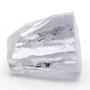 Bán buôn Chất lượng cao Uncut nguyên Trắng Cubic Zirconia thô tổng hợp đá quý cho Loose đá làm - Product Image 3