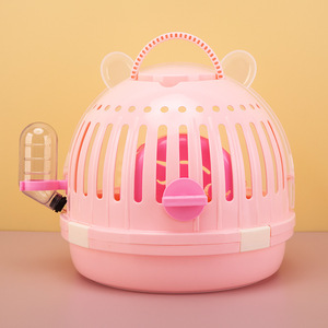 Götürmek için evcil hayvan kafesi ile yeni Hamster kafes, papağan kuş, büyük alan, sevimli hayvan almak için kutu - Product Image 3