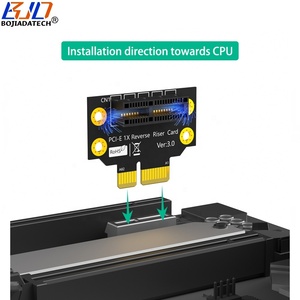 Обратный <span class=keywords><strong>PCI</strong></span>-E 3,0 1X слот для PCIe X1 Адаптер конвертера карты для 2U серверного компьютера направление установки в сторону процессора - Product Image 5