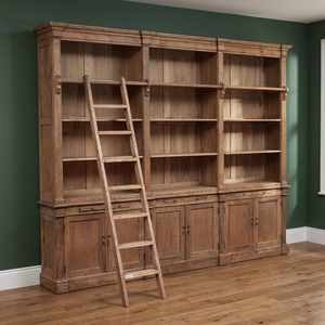 Étagères en bois massif indonésien, étagères réglables multifonctionnelles, design européen pour la maison, le bureau, le salon, l'école - Product Image 3