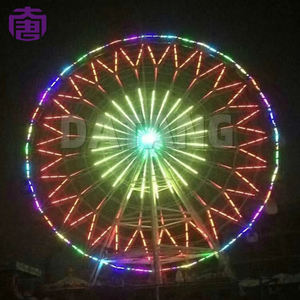 Lot de 16 Lumières LED RGB à Points AC24 E14 60mm, Lumière Pixel pour Grande Roue, 6 Pixels/36 LED, Préprogrammées Automatiquement, IP65, Parc à Thème - Product Image 5