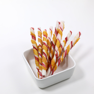 Snacks de Hueso Crudo con Alto Contenido de Proteínas, Hueso Crudo Enrollado en Pollo de 5 Pulgadas, Ayuda a Limpiar los Dientes, Golosinas para Perros, 100 g/bolsa, Alimento Masticable para Mascotas - Product Image 2