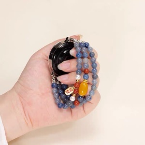 <span class=keywords><strong>Bracelet</strong></span> perlé en alliage de zinc plaqué argent, pierre naturelle, bijoux bohèmes, cadeau unisexe - Product Image 2